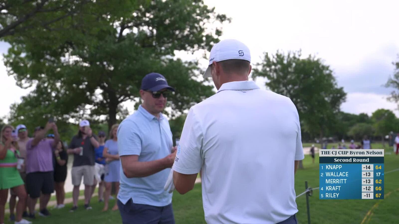 Jordan Spieth’s tee shot takes lucky bounce off fan at THE CJ CUP