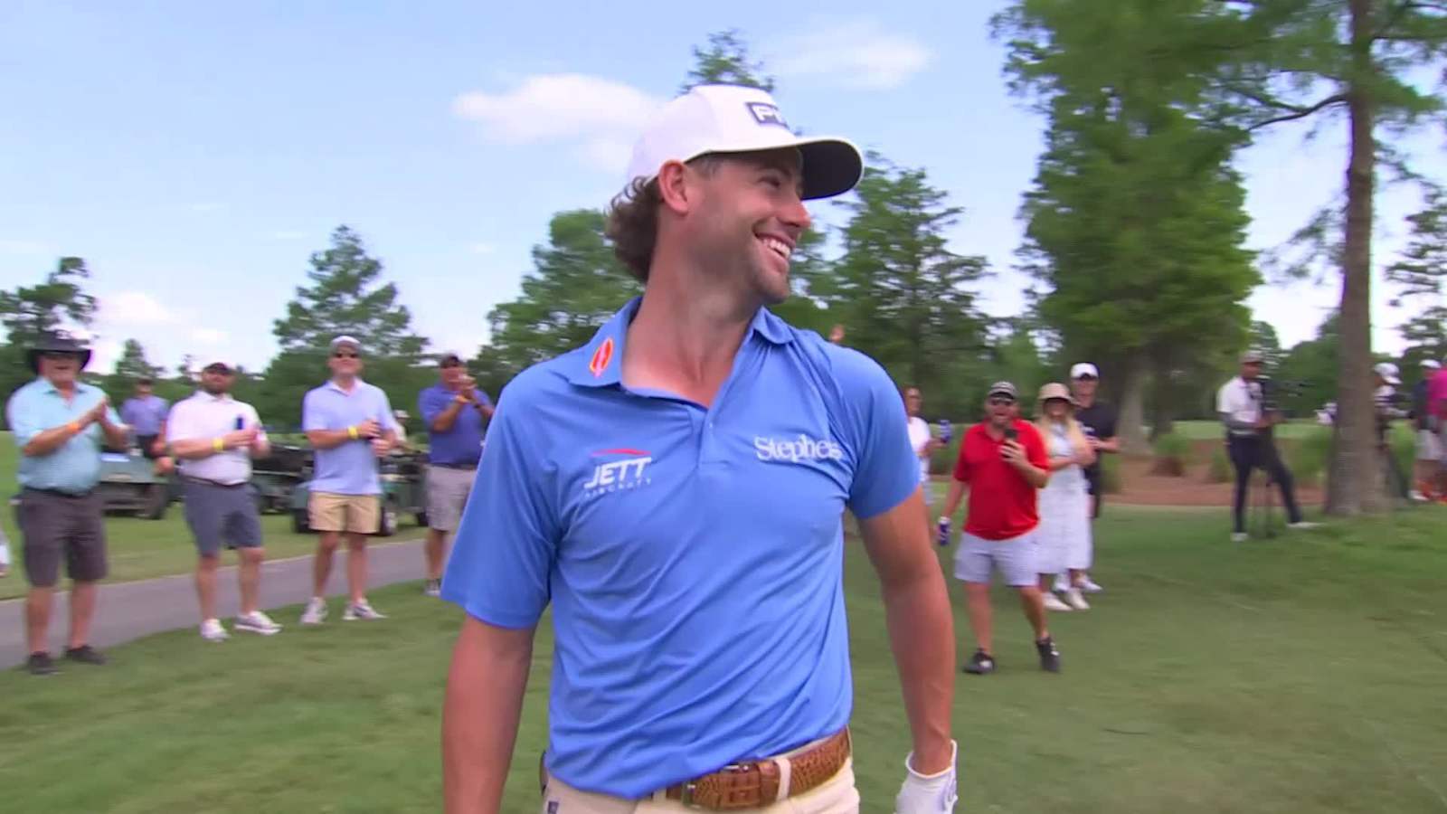 Taylor Moore makes birdie on No. 12 at Zurich Classic
