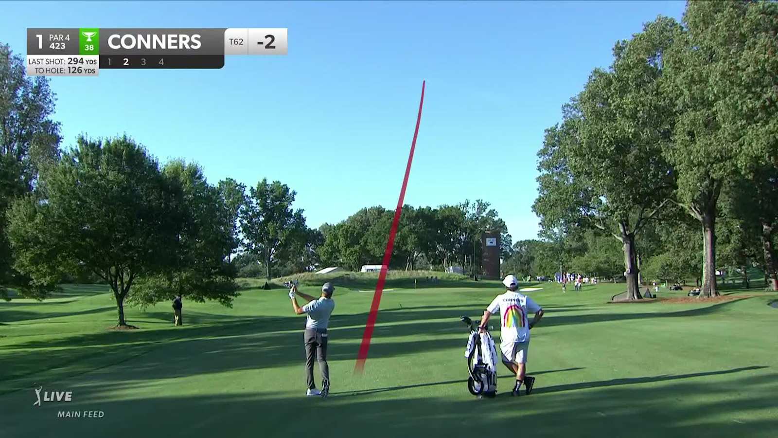 Corey Conners uses nice approach to set up birdie at FedEx St. Jude Champ