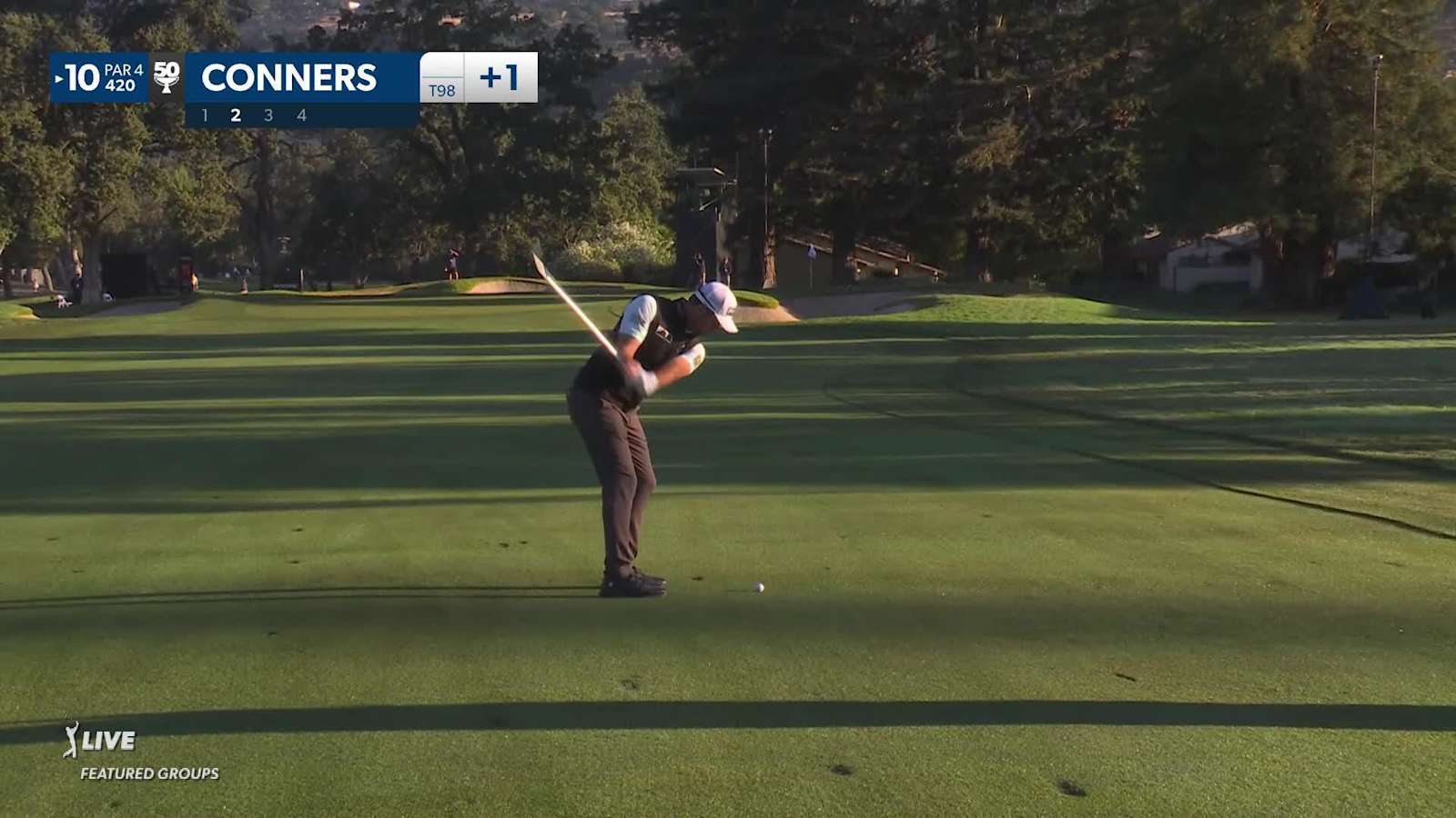 Corey Conners hits it tight to set up birdie at Procore