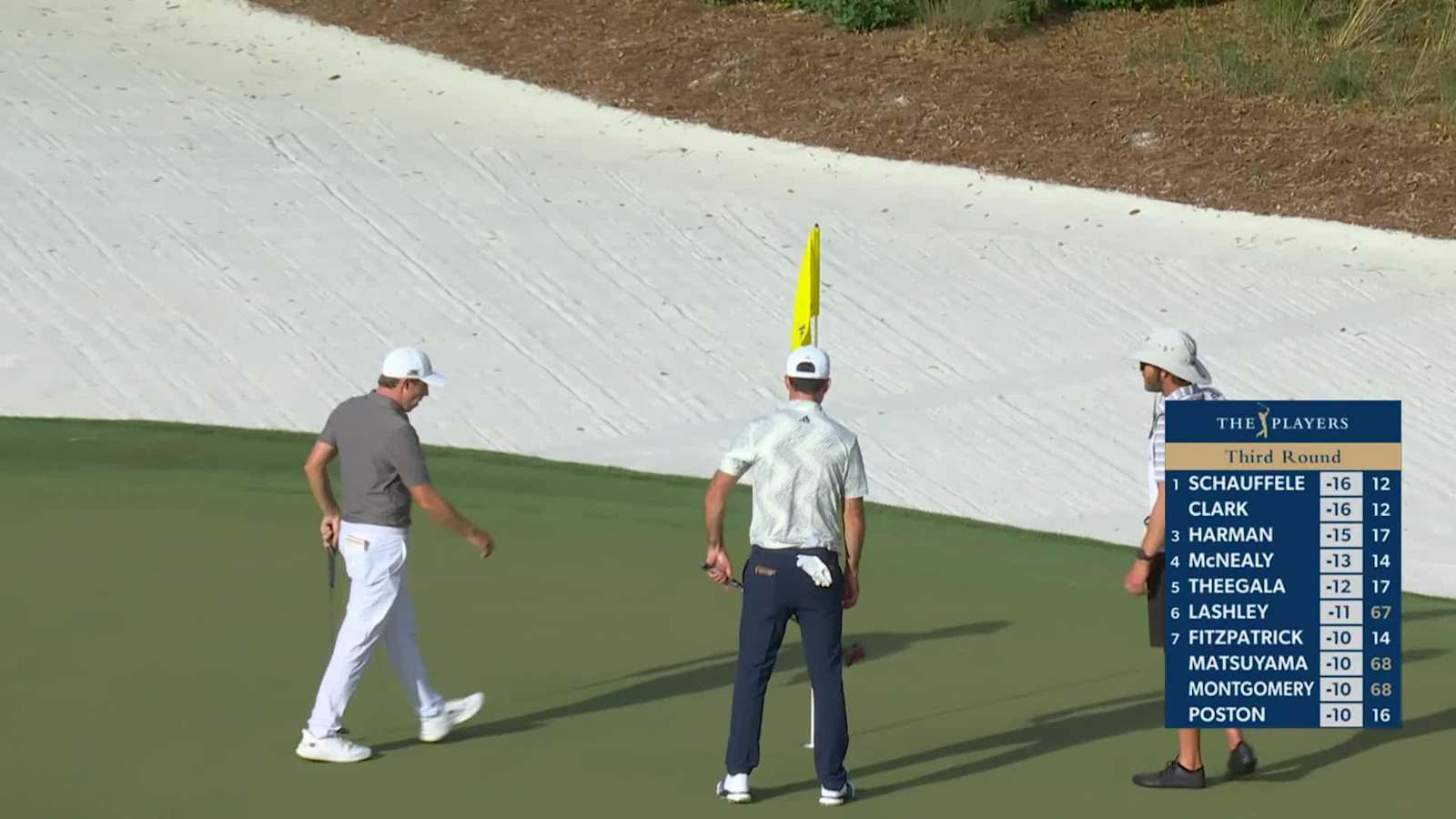 Matt Fitzpatrick holes 25-footer for birdie at THE PLAYERS