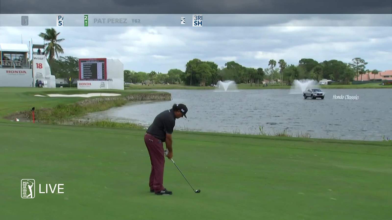 Pat Perez birdies No. 18 in Round 3 at The Honda Classic