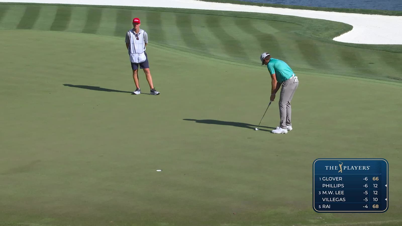 Adam Schenk jars 13-footer for birdie at THE PLAYERS