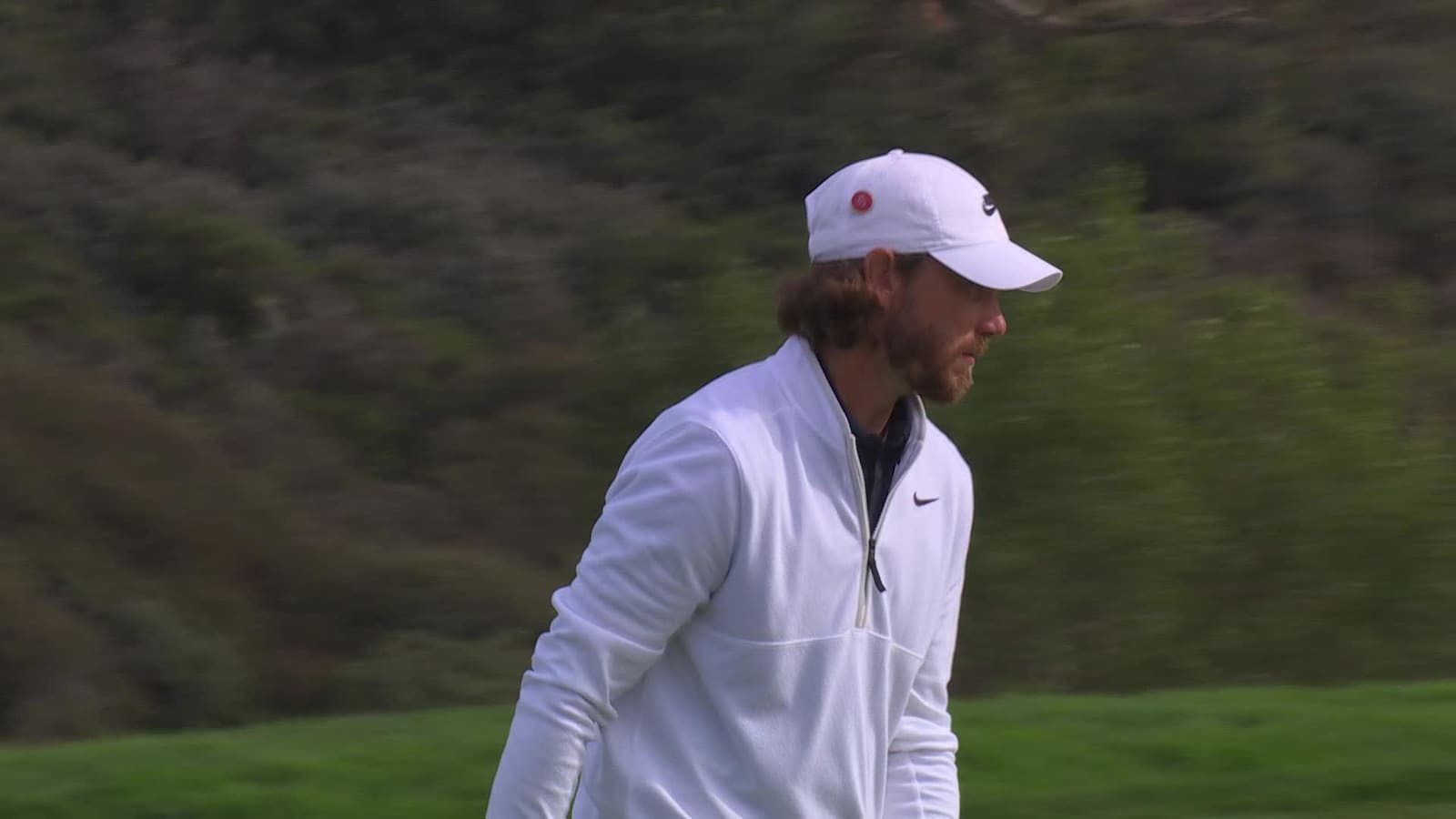 Tommy Fleetwood sinks a 29-foot birdie putt at The Genesis