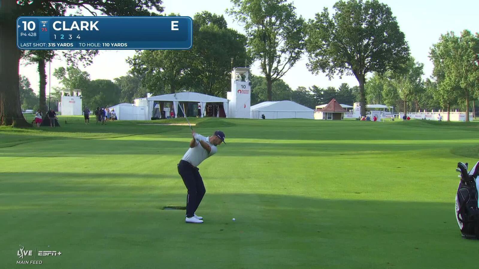 Wyndham Clark holes 70-foot pitch at Rocket Classic