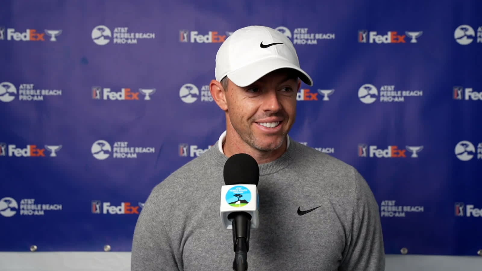 Rory McIlroy’s interview after Round 1 of AT&T Pebble Beach