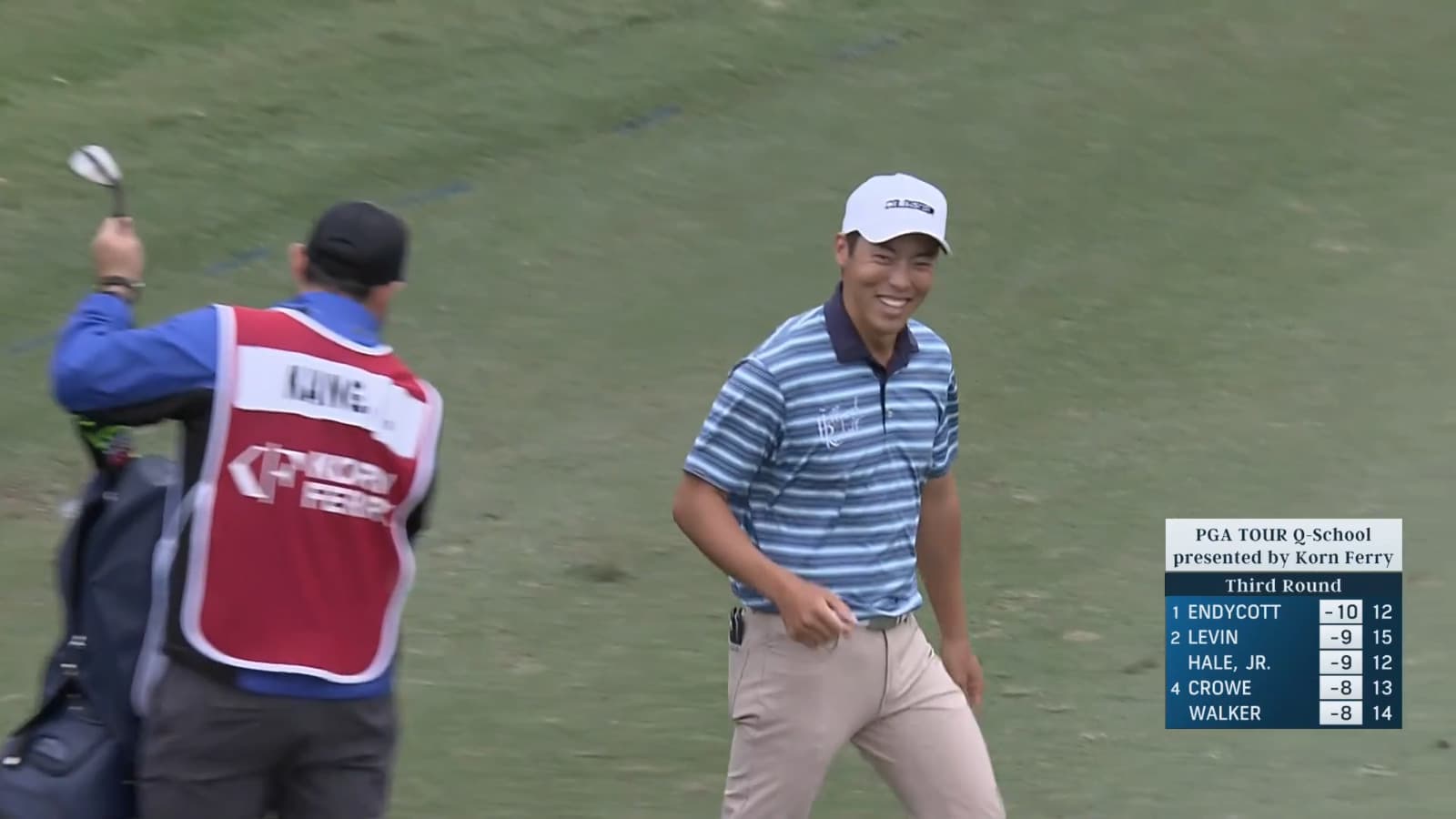 Jeffrey Kang holes out for birdie at PGA TOUR Q-School
