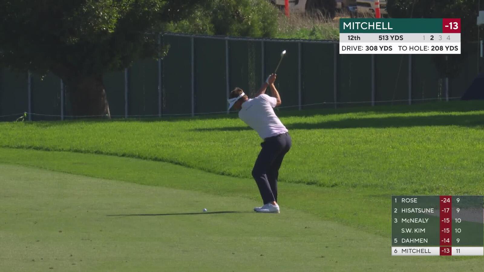 Keith Mitchell hits 208-yard approach to 2 feet, sets up birdie at Farmers