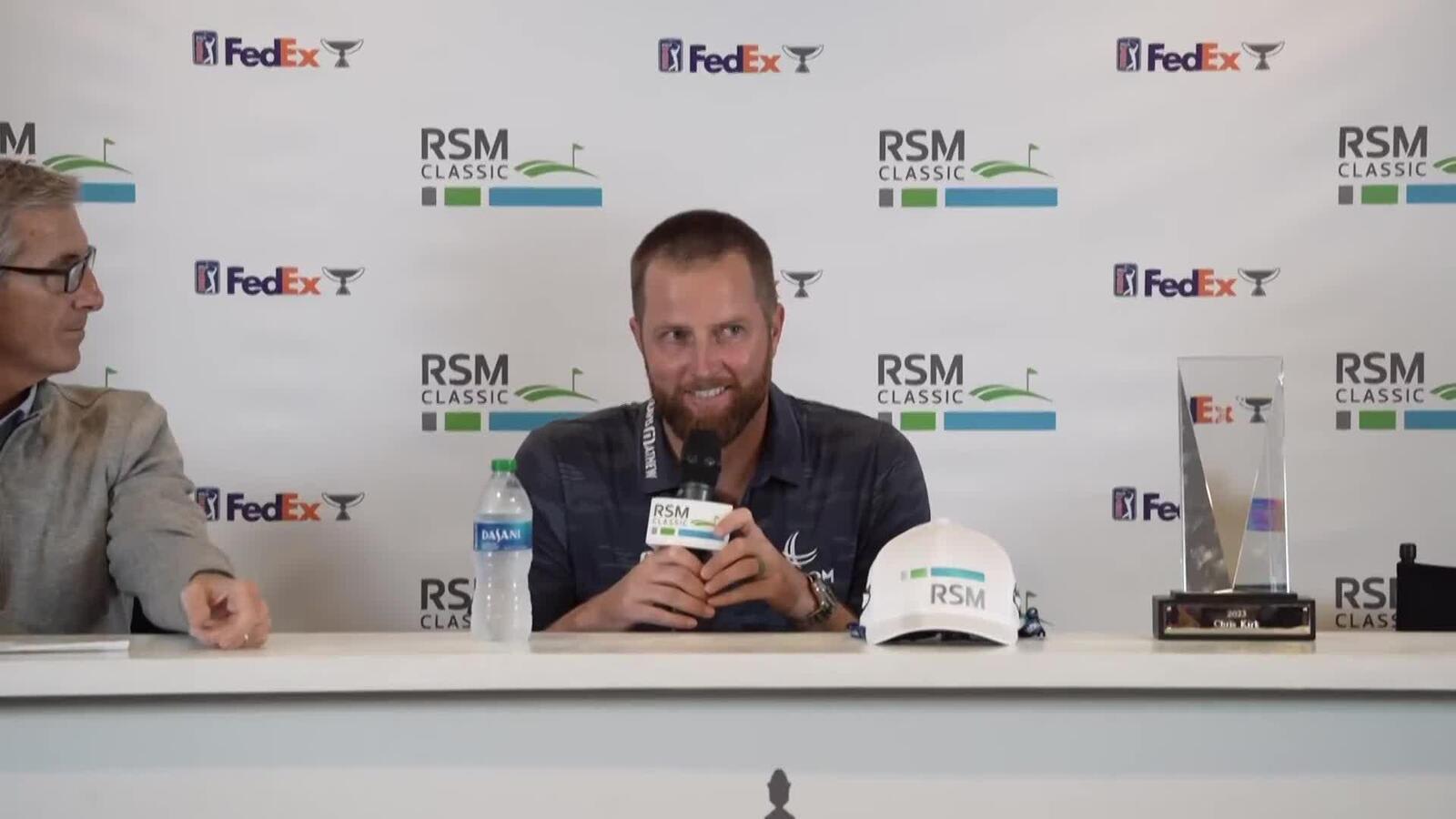 Chris Kirk on receiving the PGA TOUR Courage Award