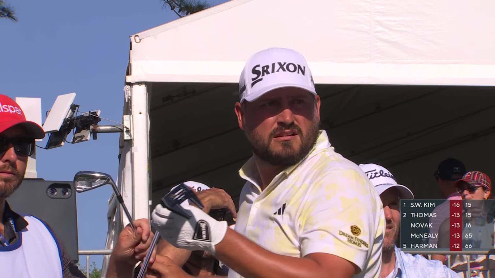 Andrew Novak makes birdie on No. 17 at RBC Heritage