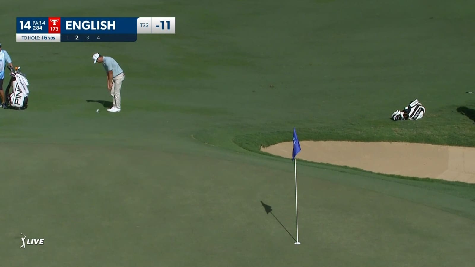 Harris English gets up-and-down for birdie at Sentry