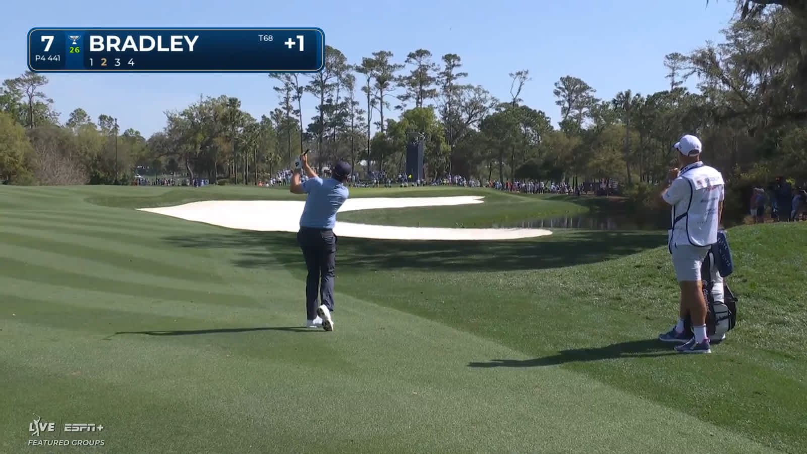 Keegan Bradley's nice approach leads to birdie at THE PLAYERS