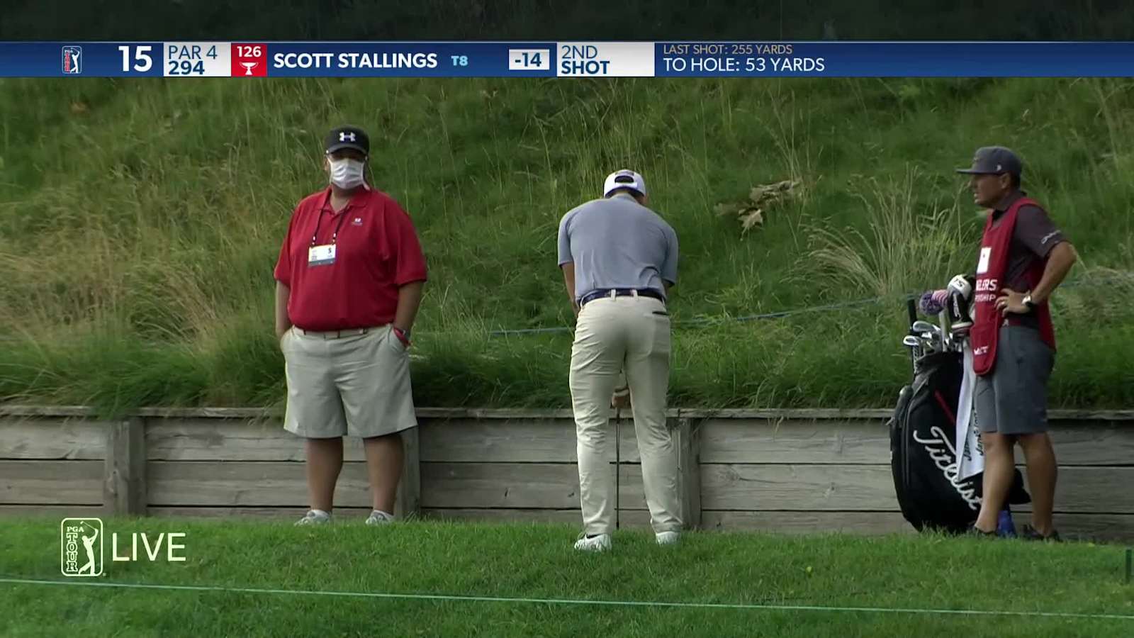 Scott Stallings makes birdie on No. 15 in Round 4 at Travelers