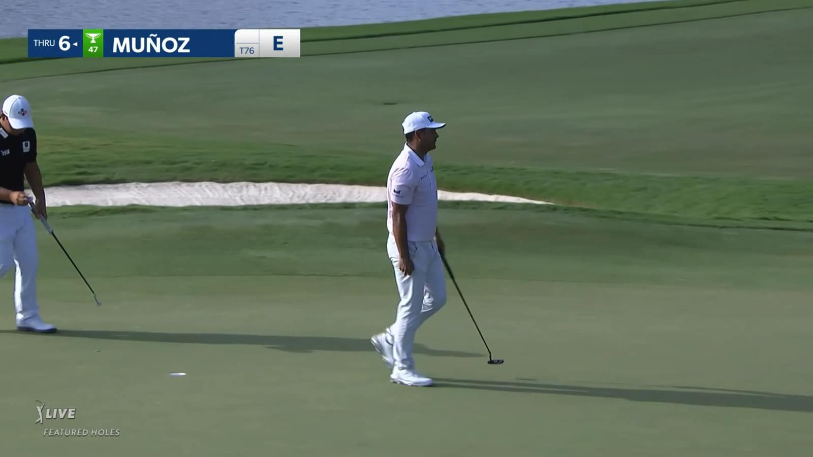 Sebastián Muñoz makes bounce-back birdie on No. 15 at Wyndham
