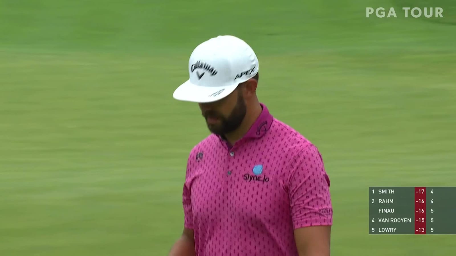 Erik van Rooyen's solid wedge and birdie at THE NORTHERN TRUST