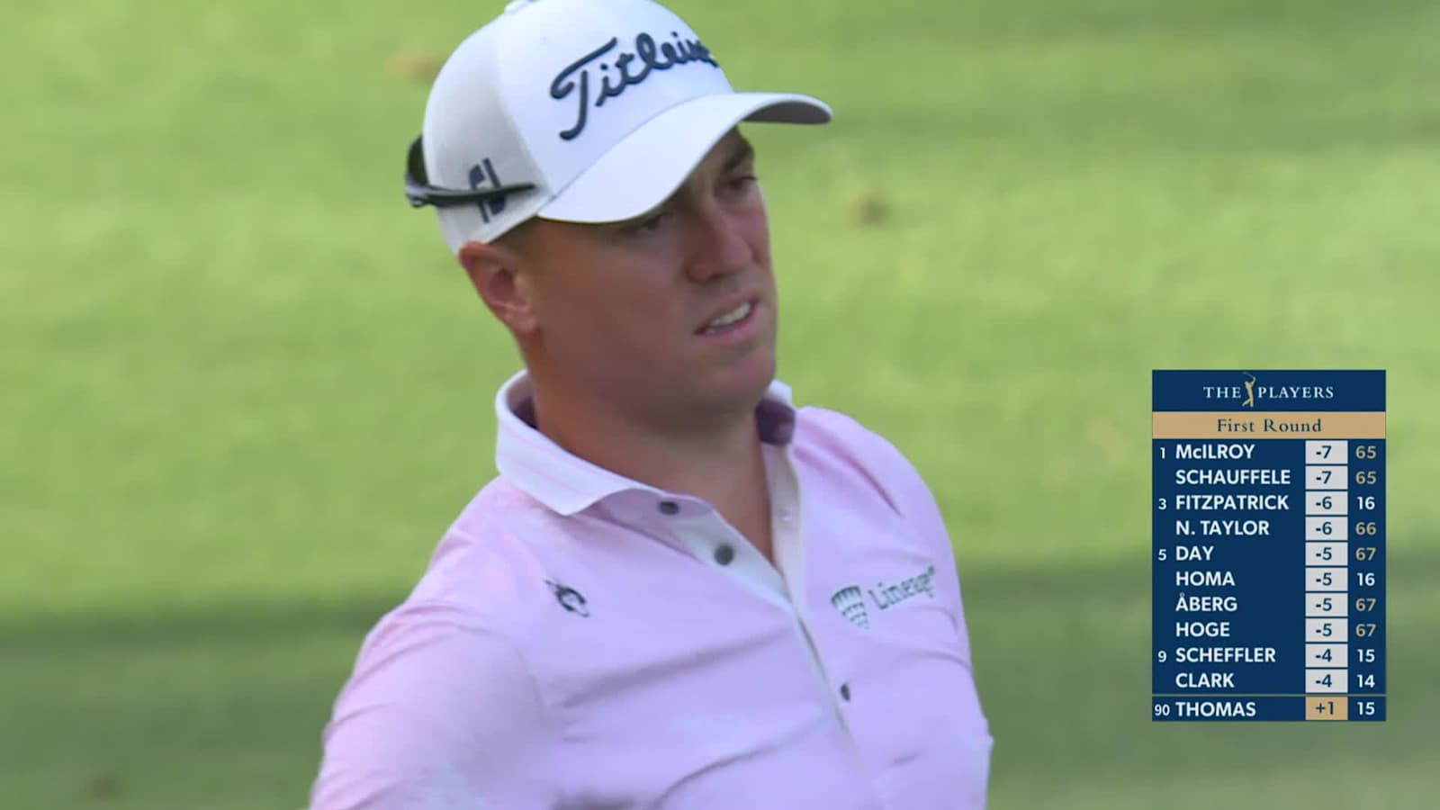 Justin Thomas makes birdie at THE PLAYERS