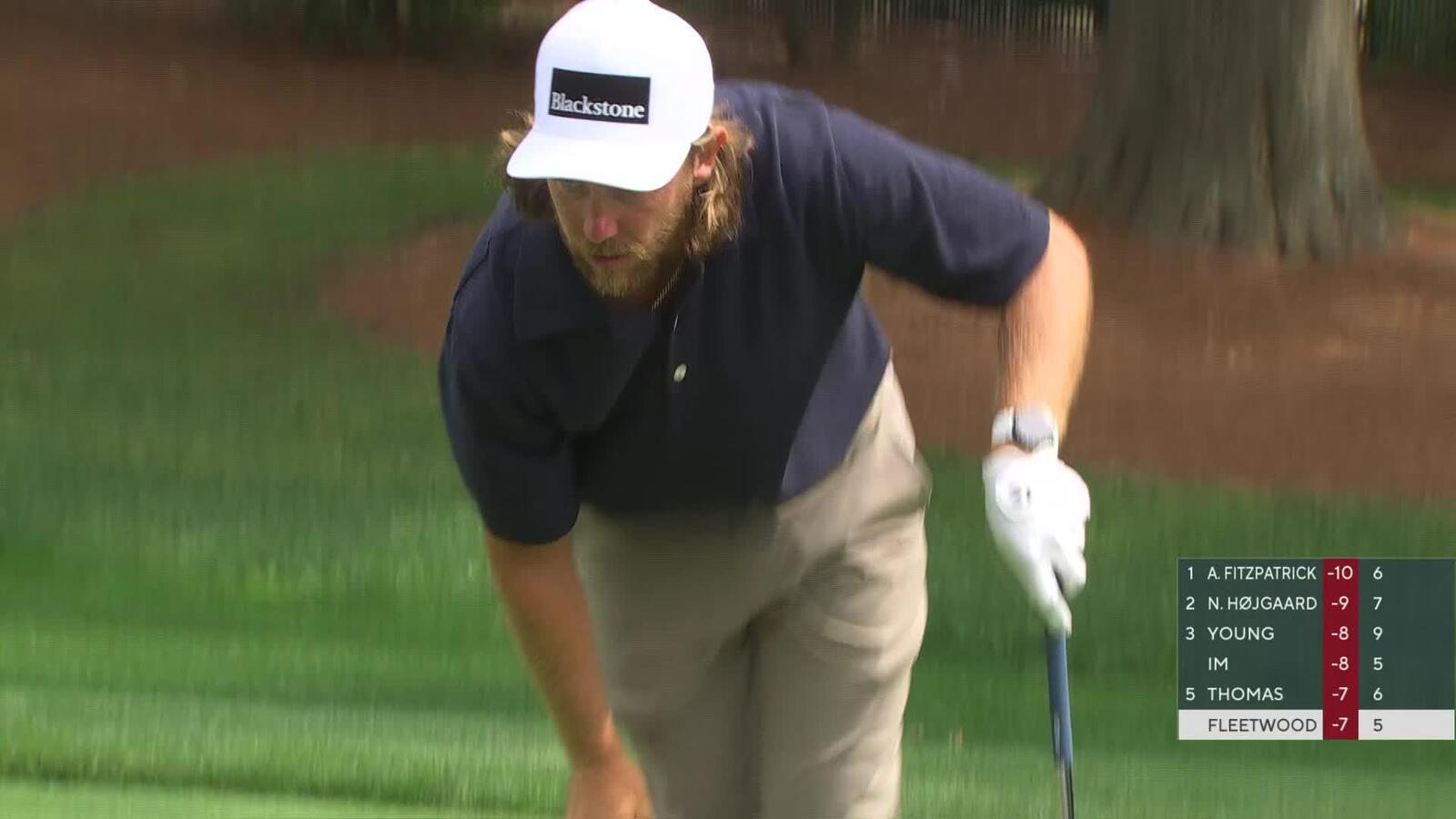 Tommy Fleetwood puts one close, sets up birdie on No. 6 at Truist Championship