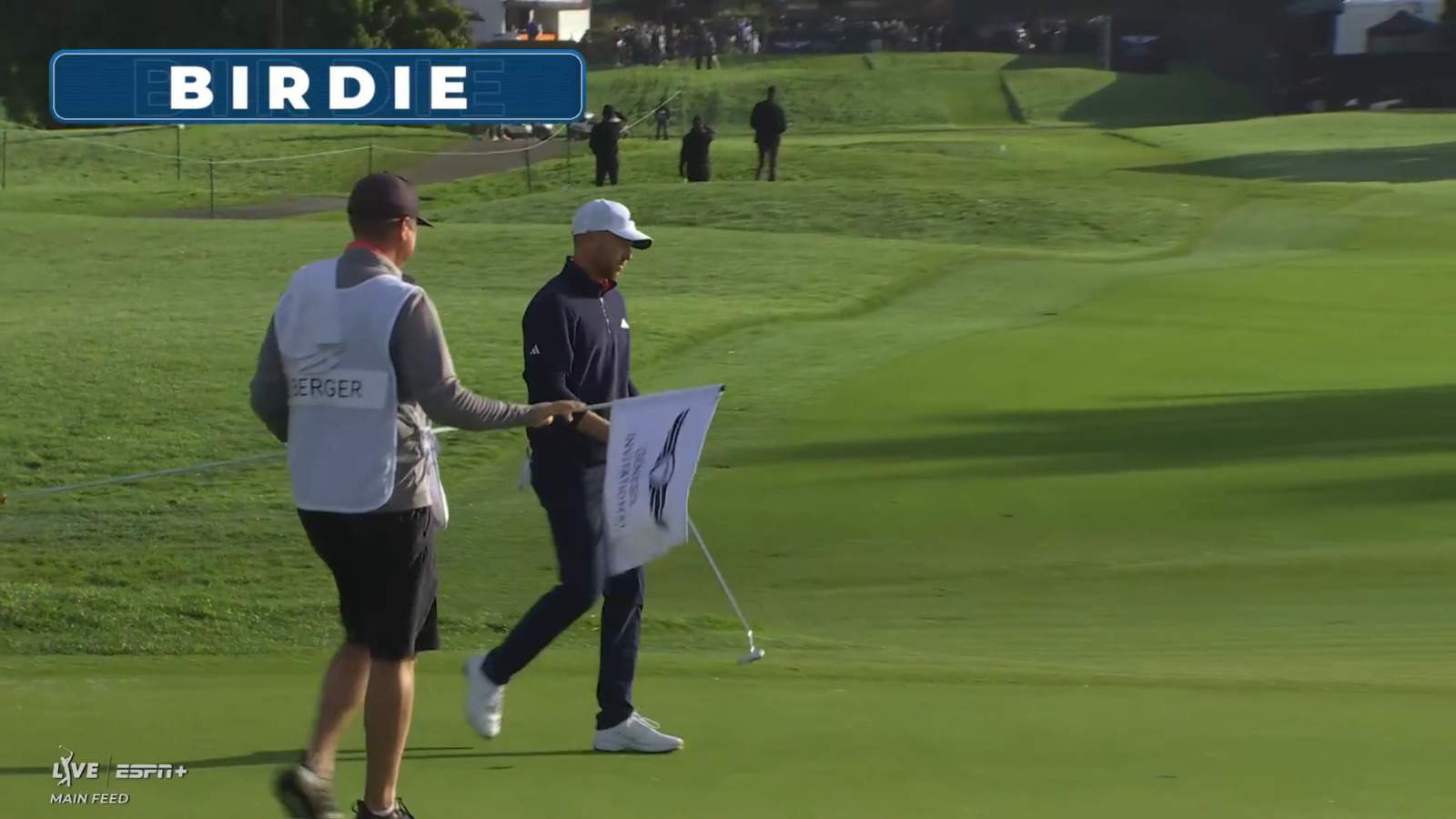 Daniel Berger rolls in 21-footer for birdie at The Genesis