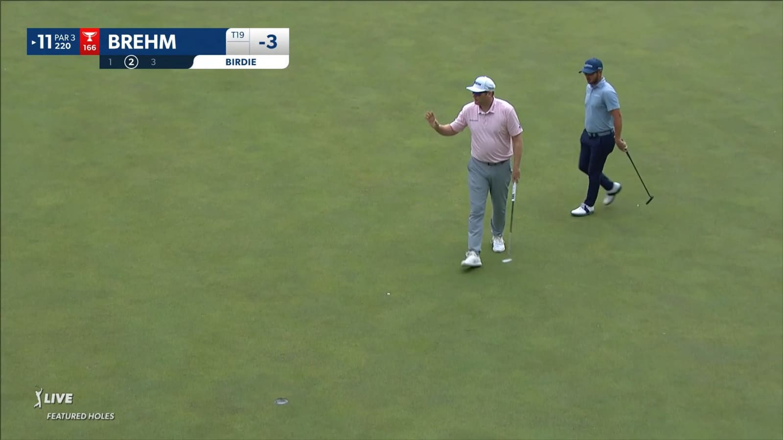 Ryan Brehm makes 15-footer for birdie at RBC Canadian