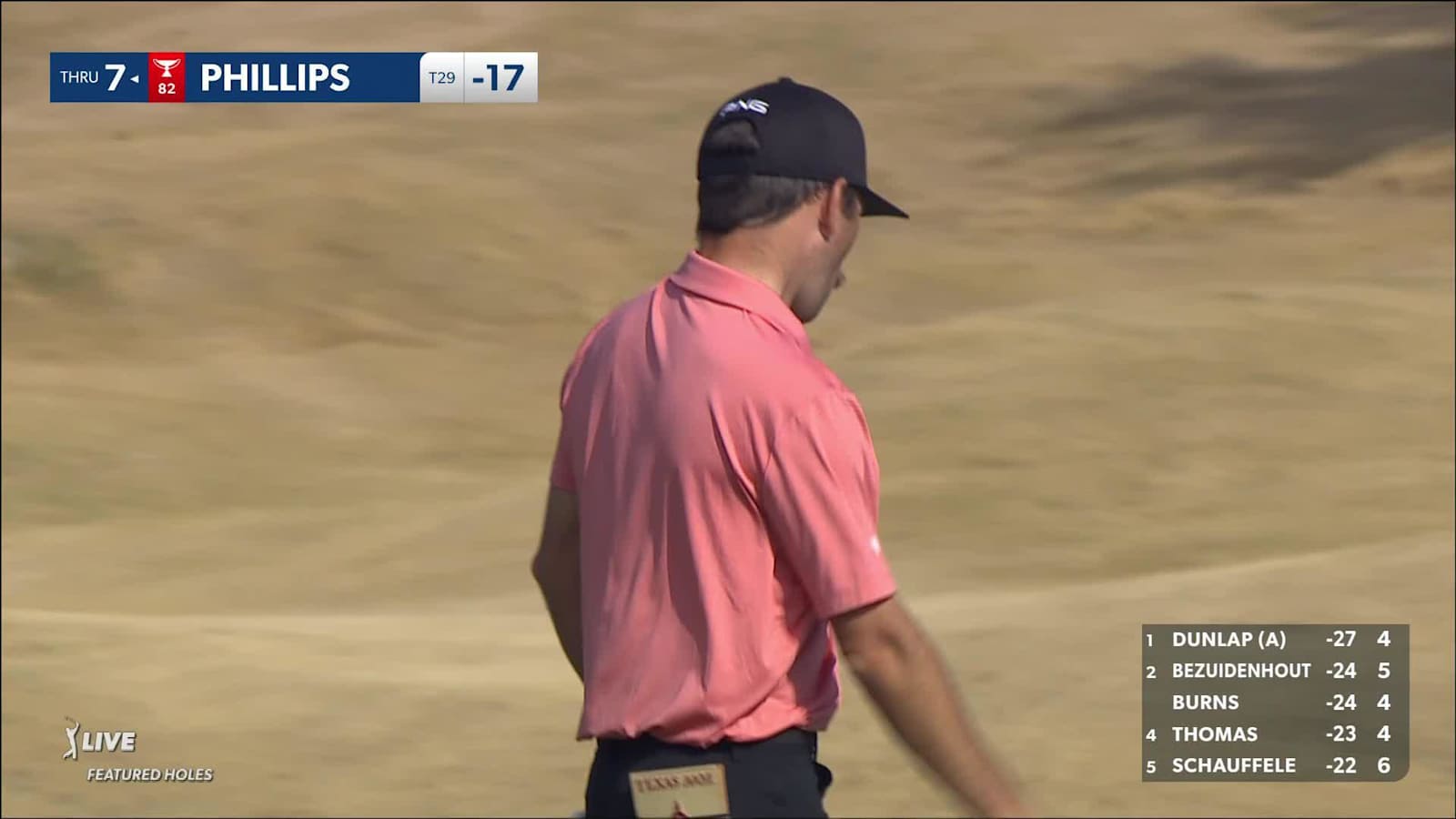 Chandler Phillips curls in 17-footer for birdie at The American Express