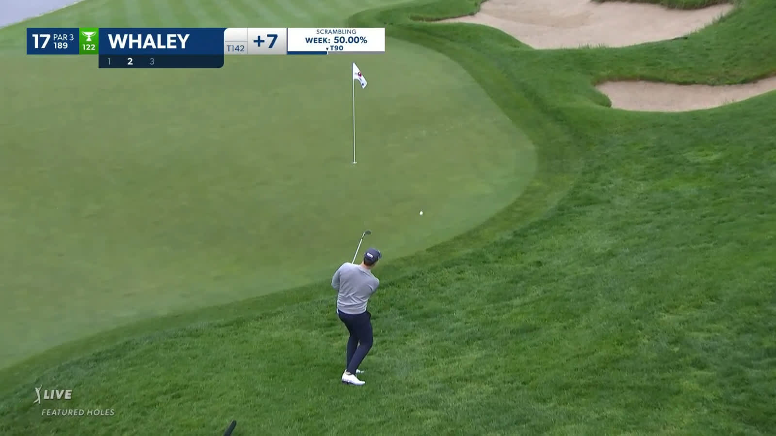 Vincent Whaley chips in for birdie at Wells Fargo