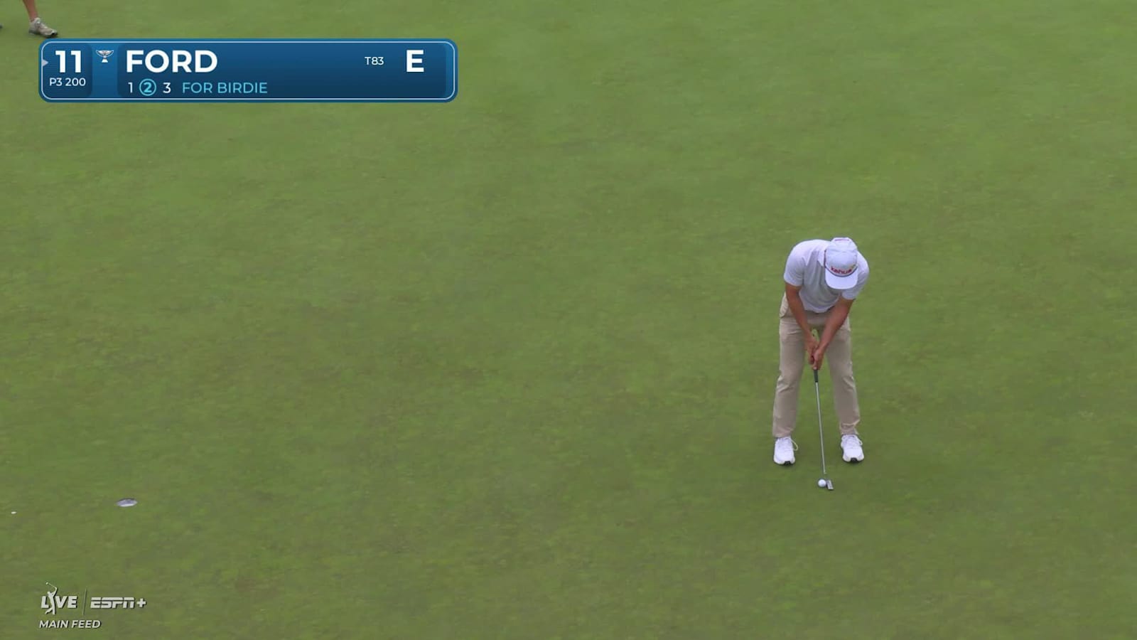 David Ford drains long birdie putt in professional debut at RBC Canadian