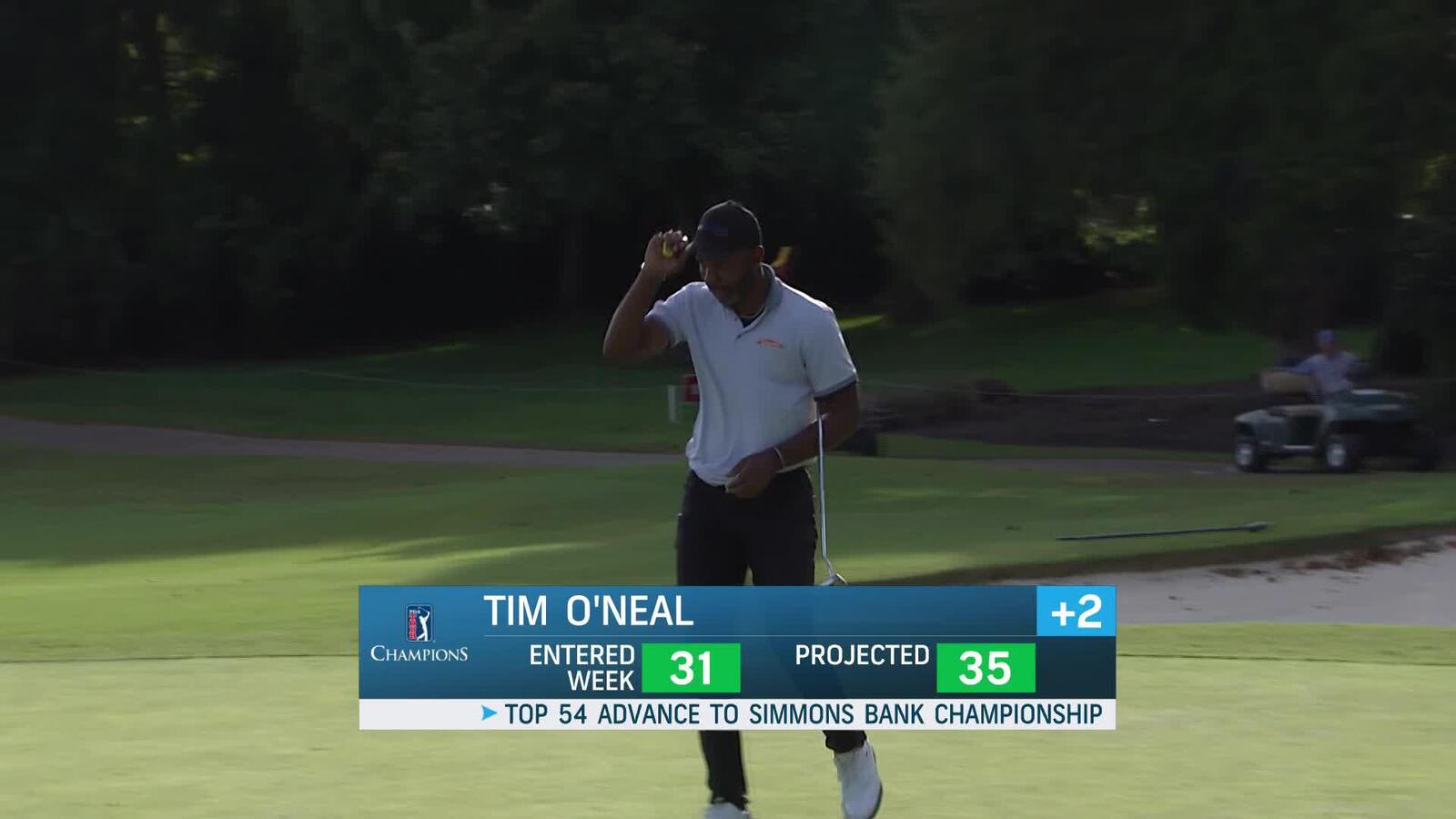 Timothy O'Neal makes birdie on No. 9 at Dominion Energy Charity Classic