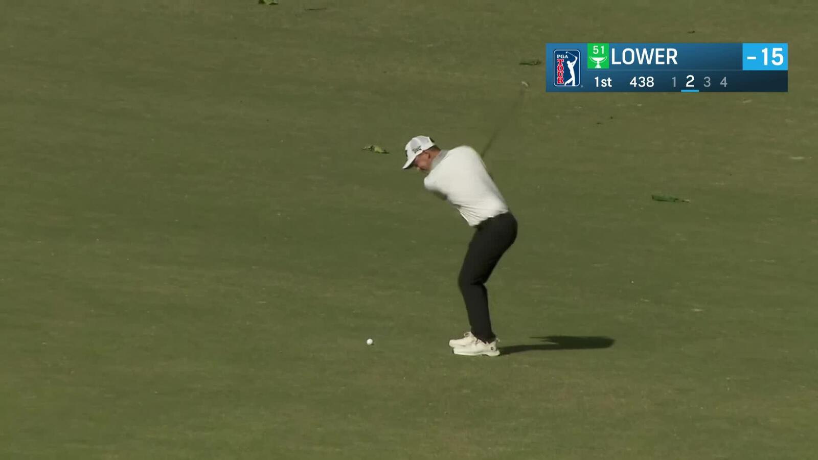 Justin Lower goes flag hunting to set up birdie at Butterfield Bermuda