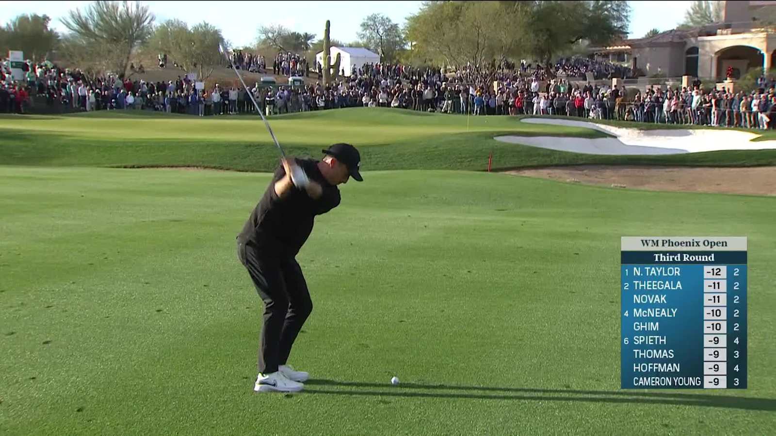 Doug Ghim's spinny wedge yields birdie at WM Phoenix Open