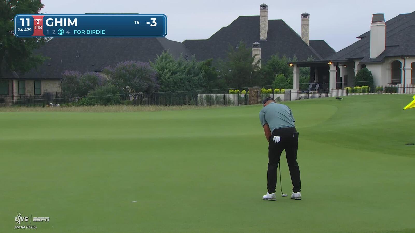 Doug Ghim makes birdie on No. 11 at THE CJ CUP
