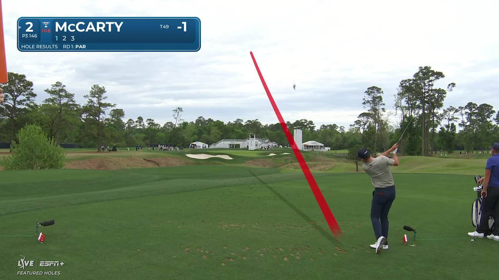 Matt McCarty spins tee shot close to set up birdie at Houston Open