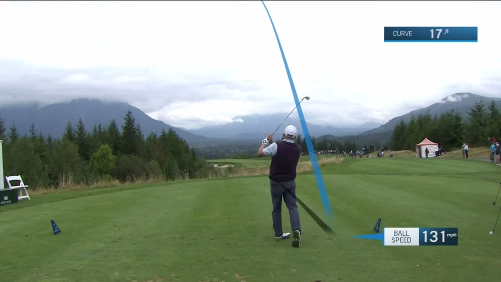 Billy Mayfair holes birdie putt at Boeing Classic