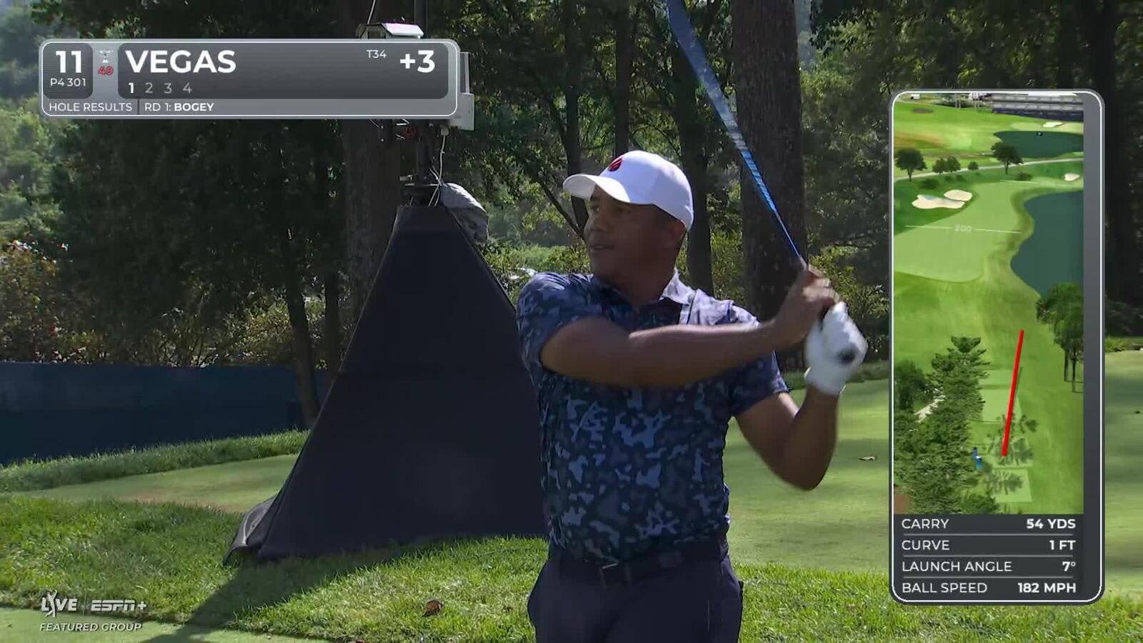 Jhonattan Vegas makes birdie on No. 11 at BMW Championship