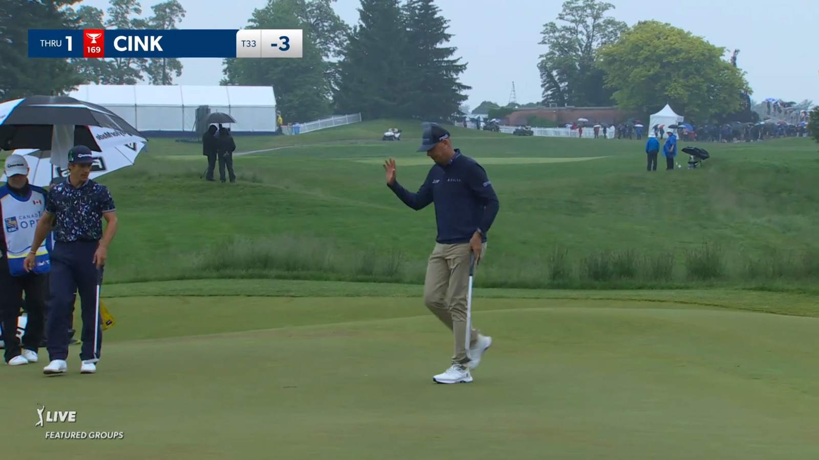 Stewart Cink makes 9-footer for birdie at RBC Canadian