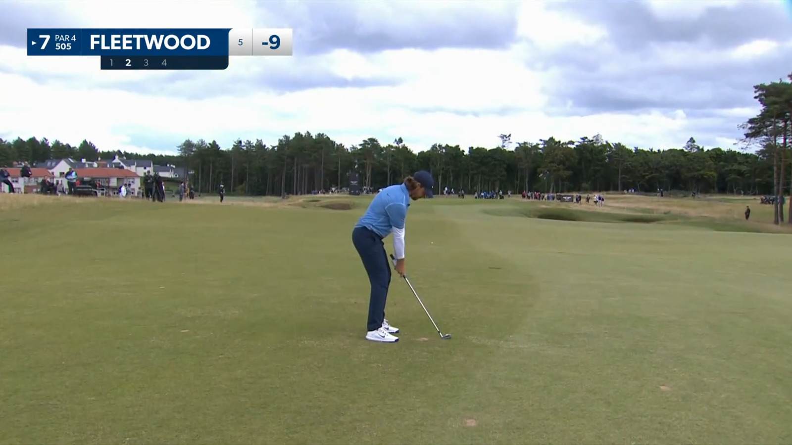 Tommy Fleetwood's beautiful approach leads to birdie at Genesis Scottish Open