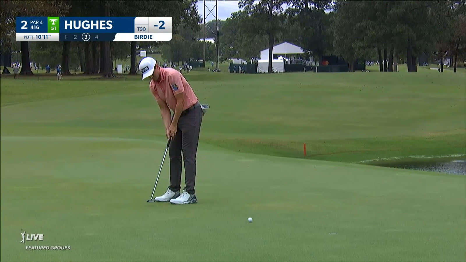 Mackenzie Hughes makes 11-foot birdie at Sanderson Farms