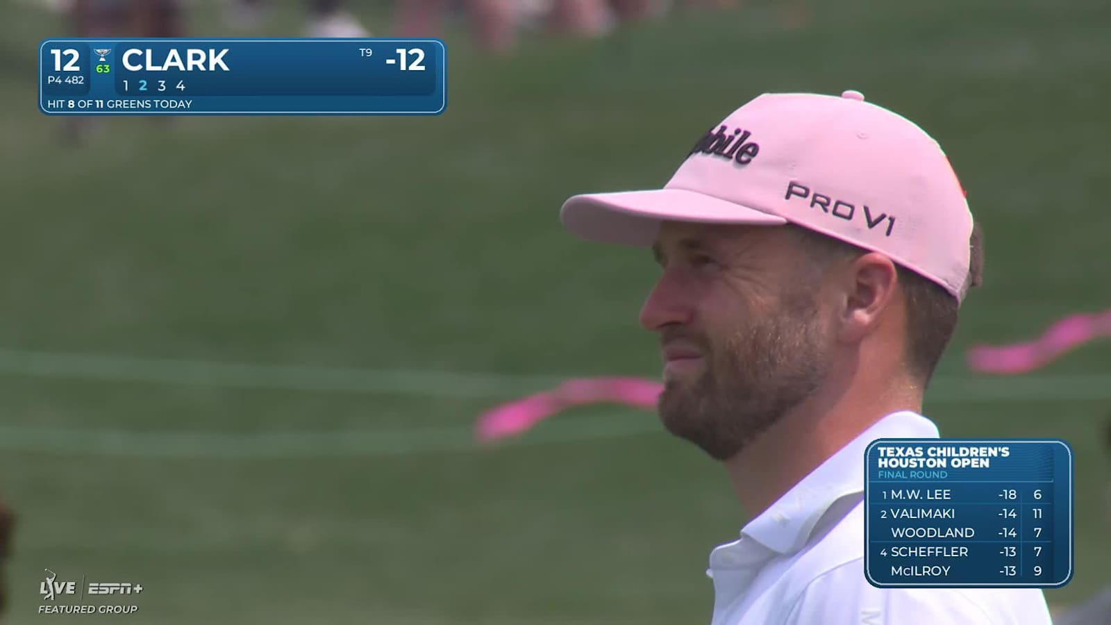 Wyndham Clark hunts flagstick and birdies at Houston Open