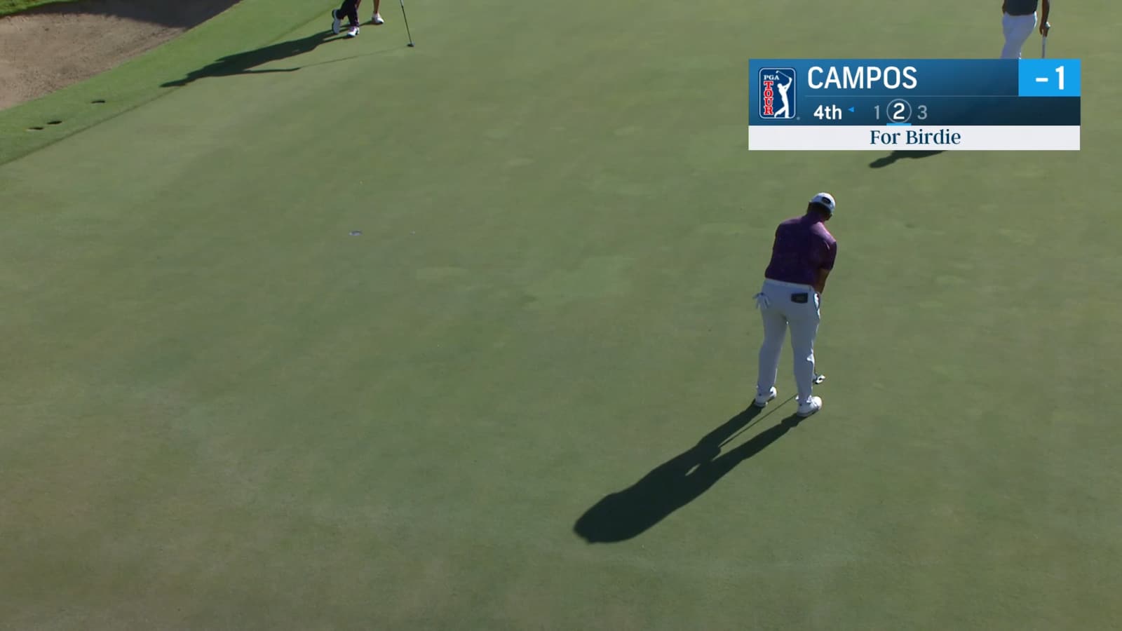 Rafael Campos makes back-to-back birdies on No. 4 at Sony Open