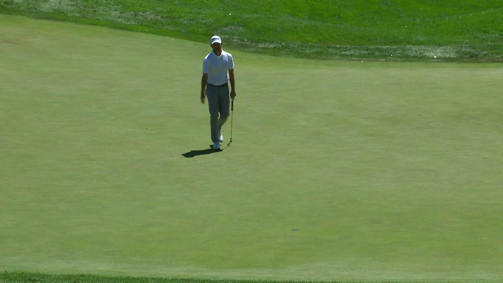 John Merrick sinks a 30-foot birdie at 3M Open