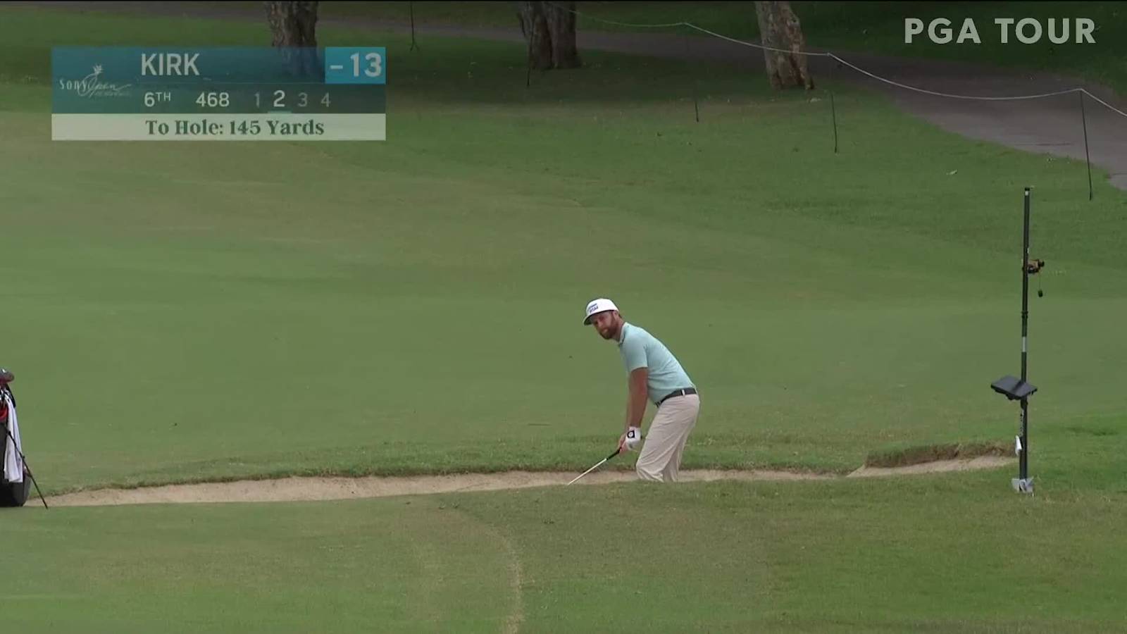 Chris Kirk’s bunker approach leads to birdie at the Sony Open 