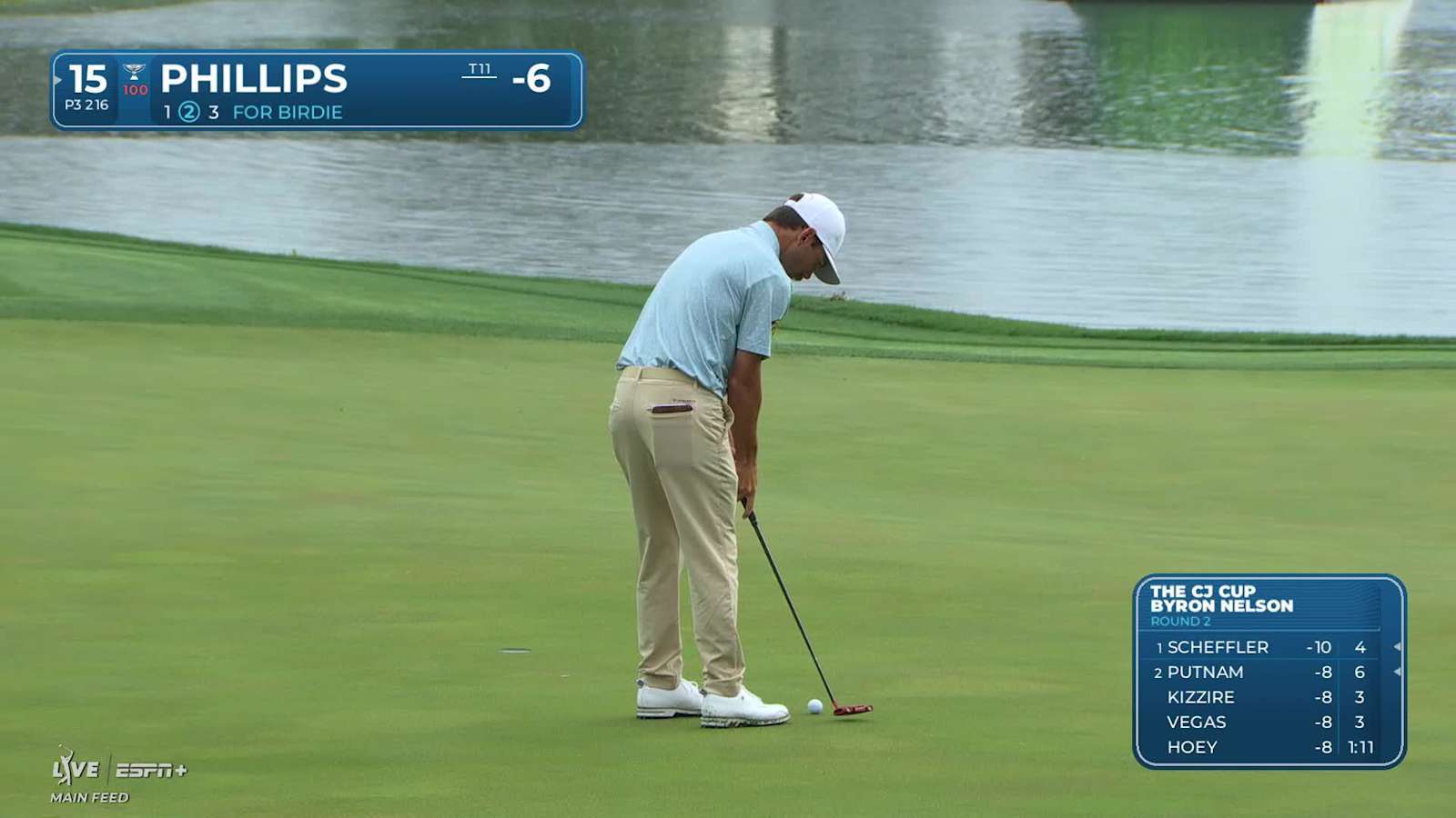 Chandler Phillips makes birdie on No. 15 at THE CJ CUP
