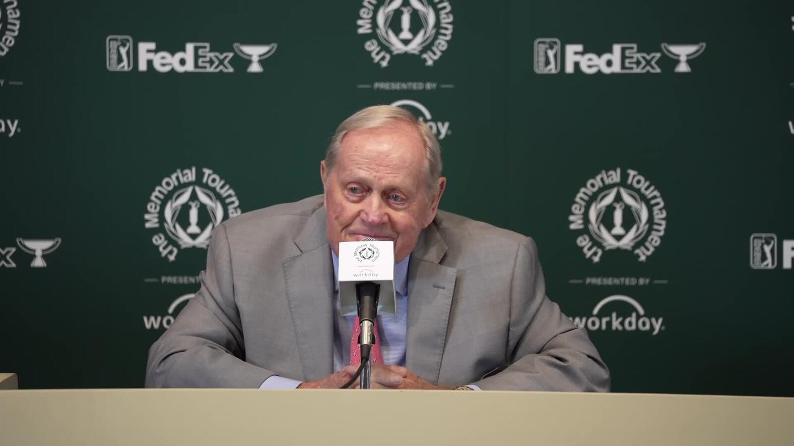 Jack Nicklaus on what winning the Memorial signifies for player resumes, legacy