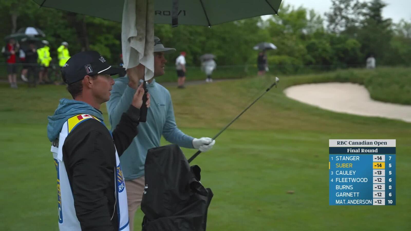 Jackson Suber's 84-yard approach sets up birdie on No. 6 at RBC Canadian