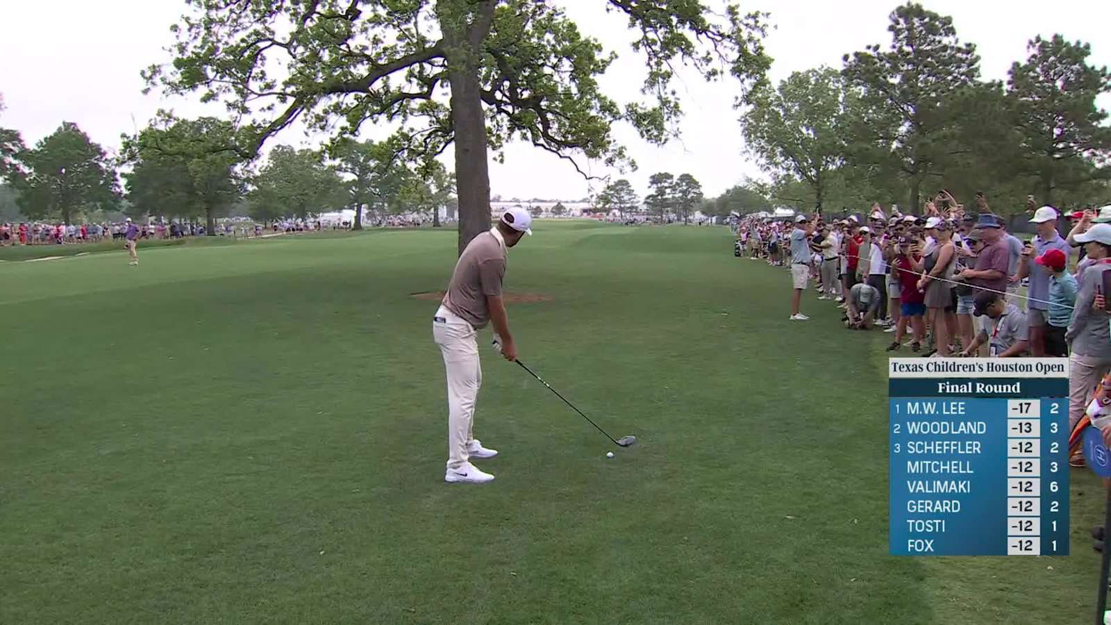 Scottie Scheffler makes birdie on No. 3 at Houston Open