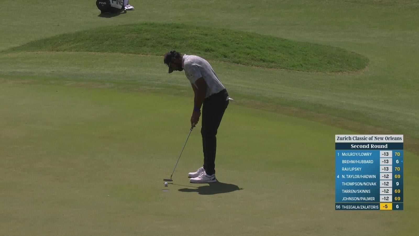 Theegala, Zalatoris combine for birdie at Zurich Classic