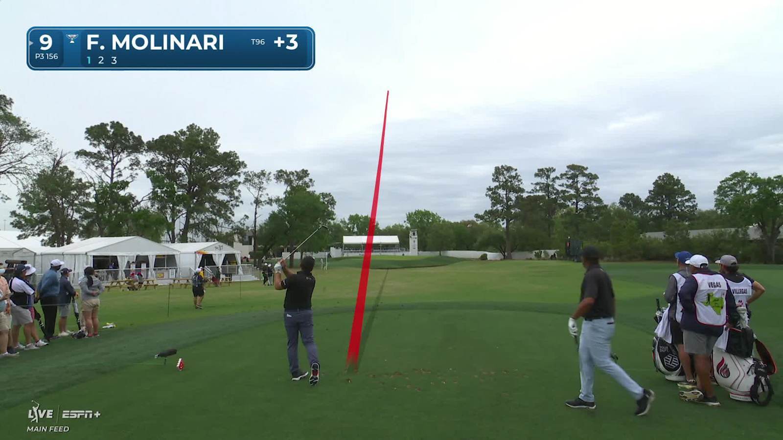 Francesco Molinari nearly aces No. 9 at Houston Open