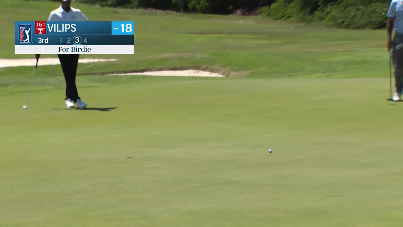 Karl Vilips buries long birdie putt at Puerto Rico