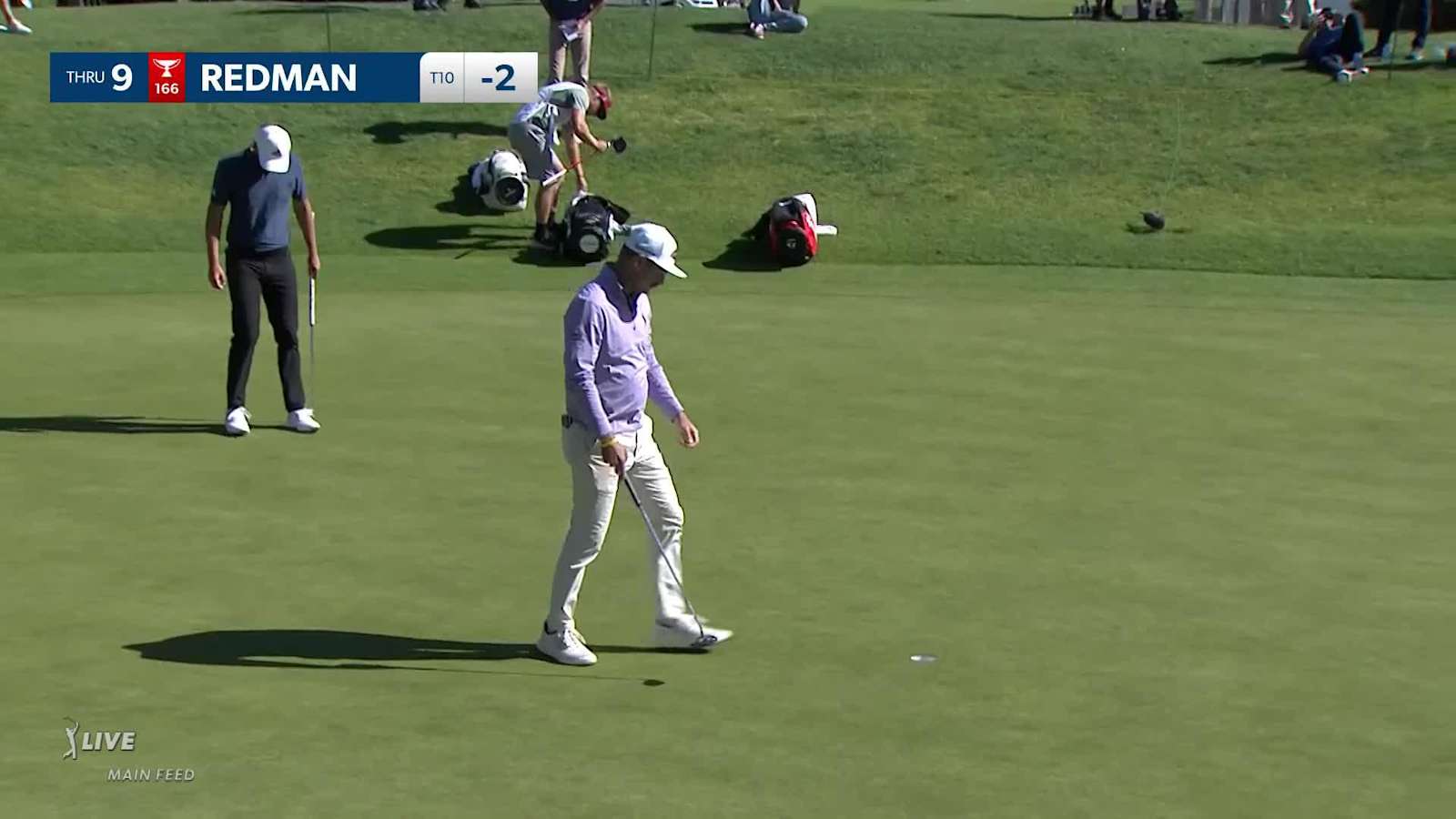 Doc Redman drains 23-footer for birdie at Genesis