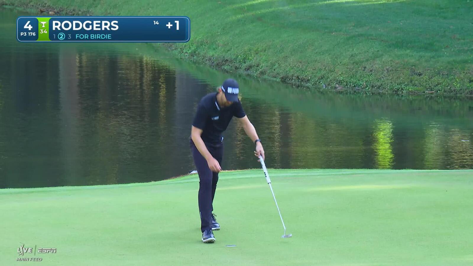 Patrick Rodgers makes birdie on No. 4 at RBC Heritage