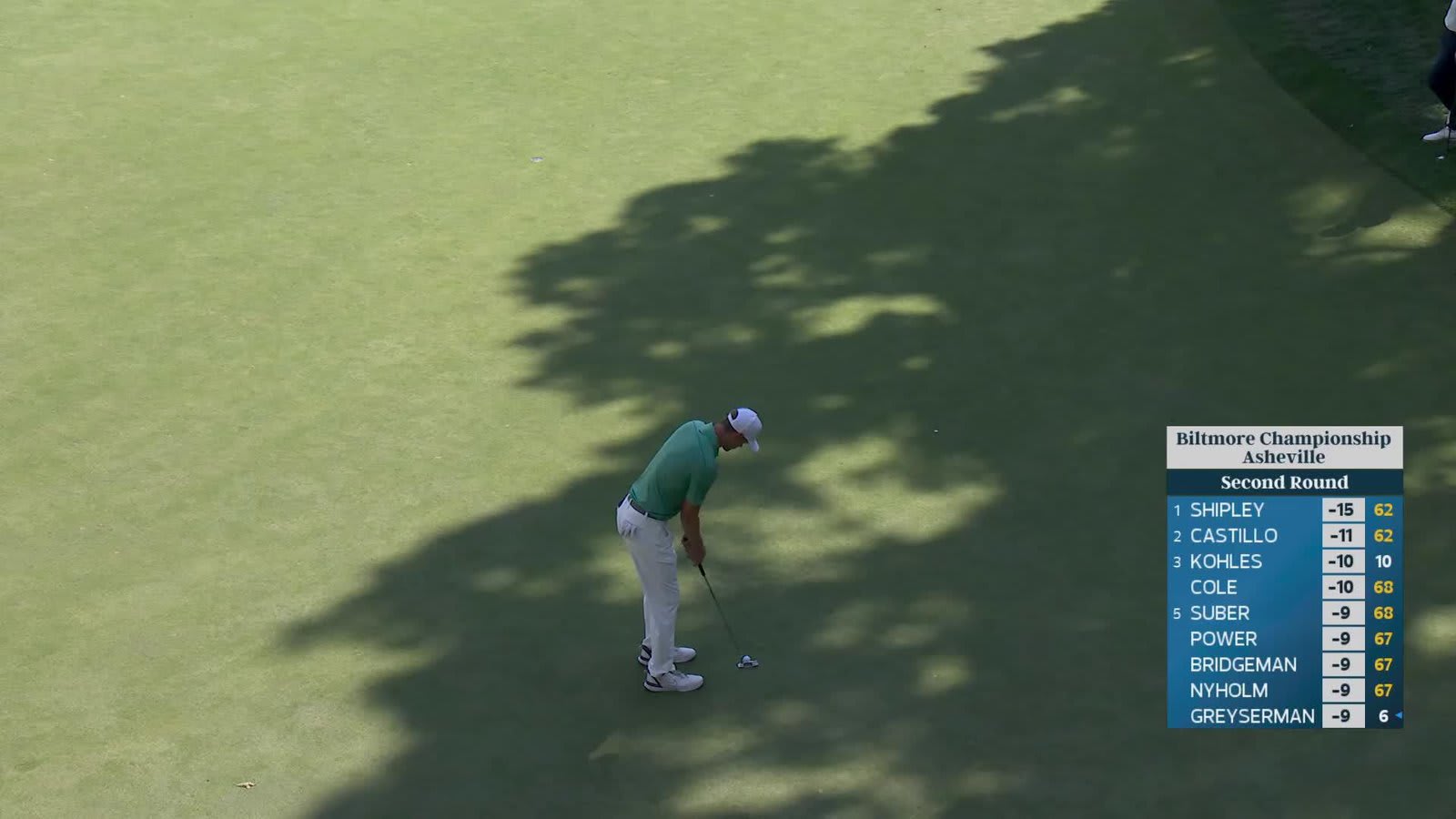 Cam Davis drains 31-foot birdie putt on No. 18 at Biltmore Championship